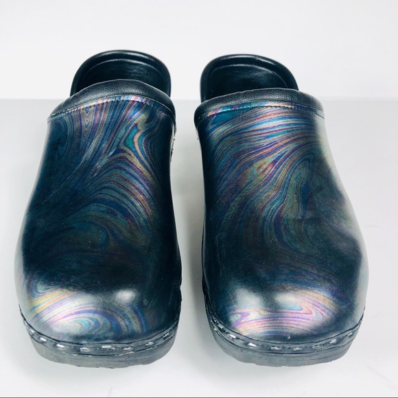 Sven Shoes Cc Sweden Out Of This Swirled Full Back Clog